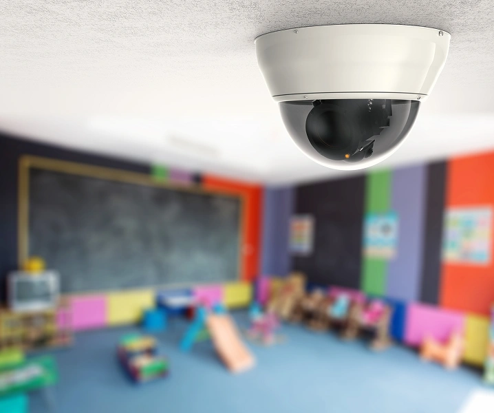 24/7 CCTV security monitoring icon – safety at our bangalore preschool