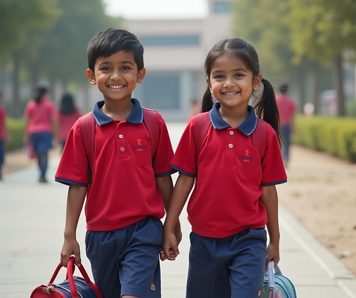 Children going to school - vidya soudha kids school
