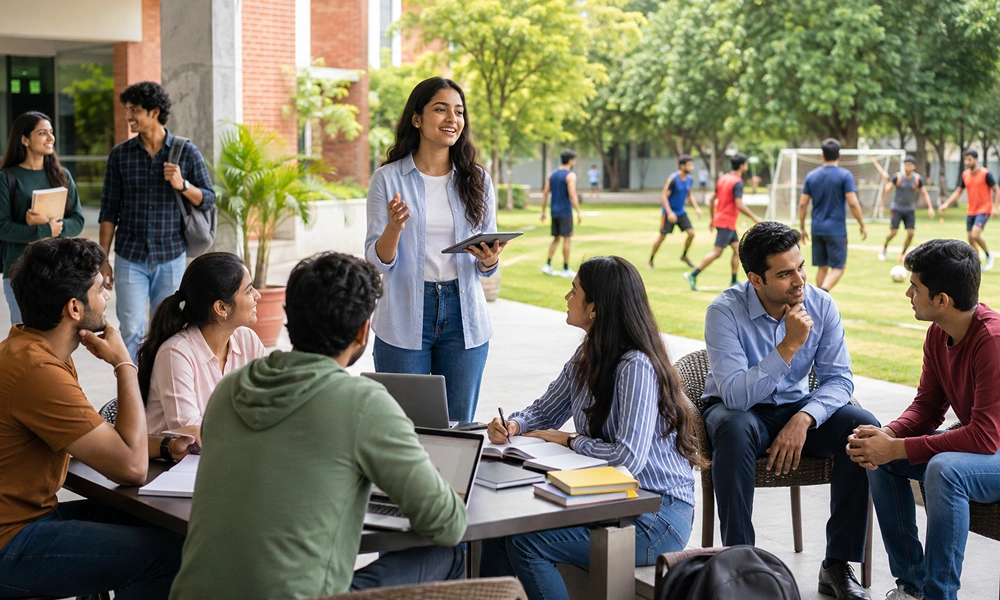 Vidya Soudha Degree College students developing skills beyond academics