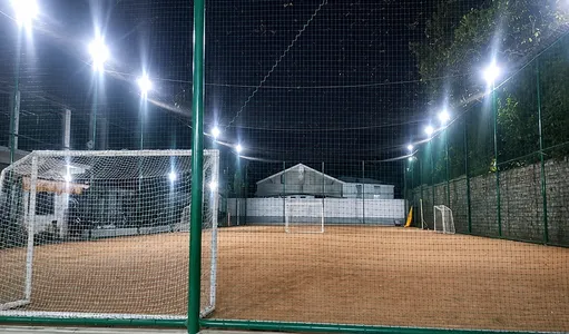 Football court at vidya soudha group of institution