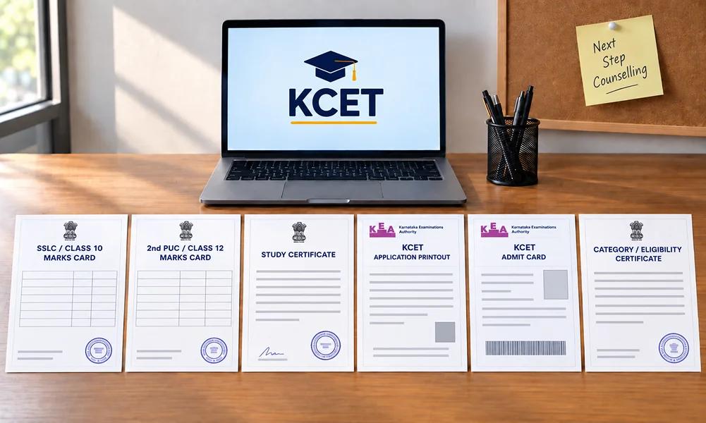 KCET Counselling Documents