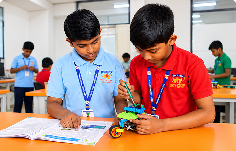 Robotic class in northwest Bangalore